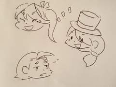 역재 캐릭터 낙서 백업