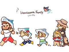 헴스워스 가족~