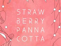 스팁토니) STRAWBERRY PANNA COTTA