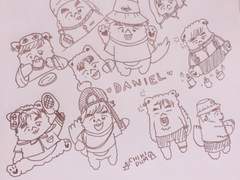 이불밖 다녤 낙서