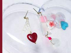 킹프리 모티브와 귀걸이