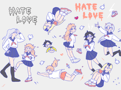[리에야쿠 백합] HATE LOVE (42p)