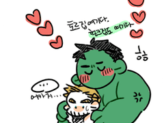 로키토르 헐크 낙서