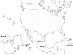 A MAP OF THE UNITED STATES