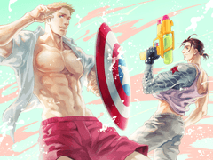 2016.8 스벜쁘띠존 행사용 그림