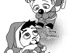 피터토니 덕톡회 협력 피터가 크리스마스 선물 고민하는 만화