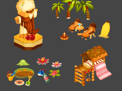 Pigee Boom 배경 오브젝트 모음