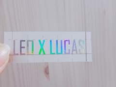 투명 홀로그램 스티커 ver.2