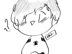 정말 아무생각없이 피터 낙서