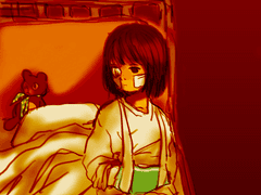 프리스크 그려왔어요