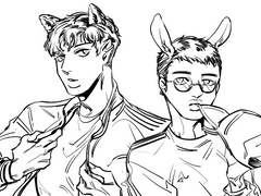 날라리 늑대x양애취 토끼