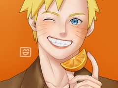 나루토로 그려보았다