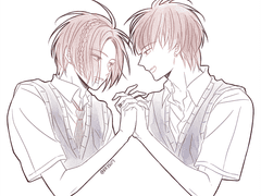 (팬아트) 파란사과톤 / 톤혁3