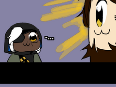 오버워치) 3달전에 그린 맥아나+팝팀에픽, 프메패러디 기타등등