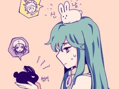 봉래교주와 토끼들