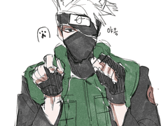 카카시위주 낙서