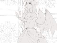 과제로 냈던 자캐 선화