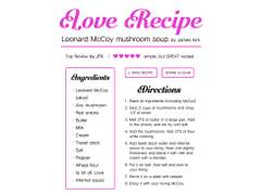 본즈커크) Love Recipe