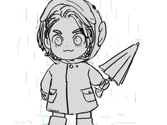 SD토르&로키 낙서