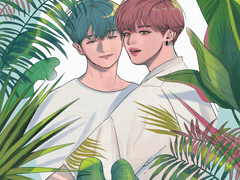 슈짐온 엽서와 스티커