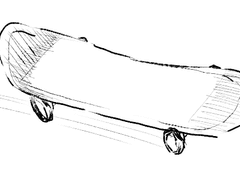 스케이드 보드.