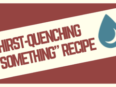 갈증 해소를 위한 레시피 #001