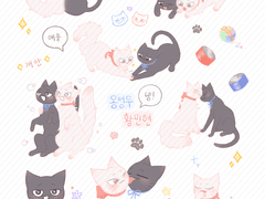 옹황 고영 스티커 판매 +특전