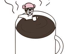 팬아트) 커피 속 조조