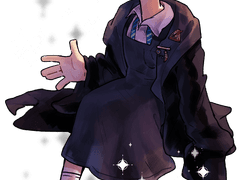 " 어라, 너도 쓰는구나. 헤이블비아 깃펜. "