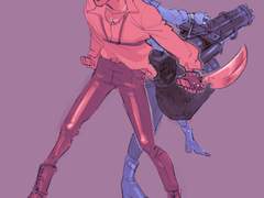 예쁜 애들이 칼쓰고 총쏘는 만화