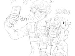 미도안즈-유루캬라옷 기념샷