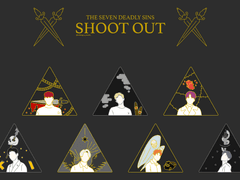 SHOOT OUT - 칠죄종 뱃지 도안설명