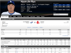 10.25(목) 09:09 MLB 보스턴 vs LA다저스