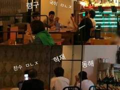 180911 EUNHAE , Ryeowook & 2 Managers dinner in 5mail Hannamdong