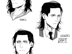 [토르로키] 시리즈별 두상 연습