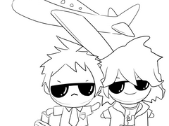 히코마 그림(+카무메시 하나)