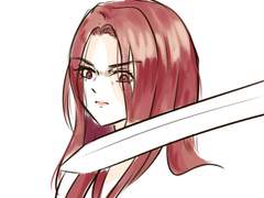 팬아트) 흐트러진 머리의 하태후