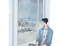 [손더게] 비오는 날