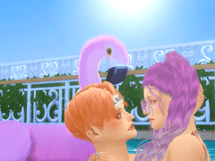 겨울에 여름 화보 찍기