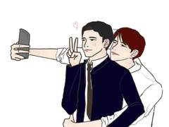 새해 녤옹 셀카