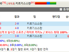 01.07(월) 20:00아시안컵 중국 vs 키르기스스탄