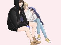 브런치 하러 나온 신혼부부