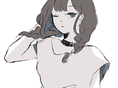 엘렌은 사실 백발적안이야