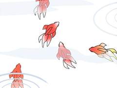 [긴오키] 반짝반짝 헤엄치는