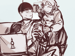 뭘 그렇게 놀래요.