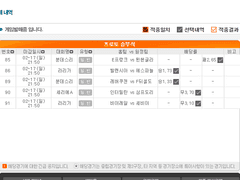 2/17 (일) 해외축구 전체 라인