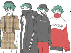 분위기가 닮은 캐릭터에게 자기 옷 입히기