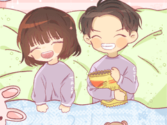 좋아하는 한일커플 팬아트