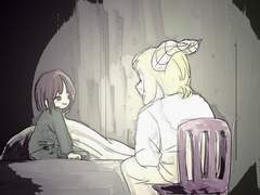 아스고어한테 잠투정하는 차라