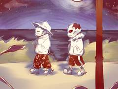 호러테일 덕질 낙서